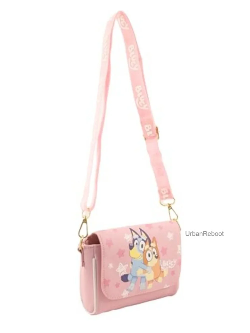 Bluey Crossbody Purse Kids Mini Handbag Adjustable Strap Magnetic Flap